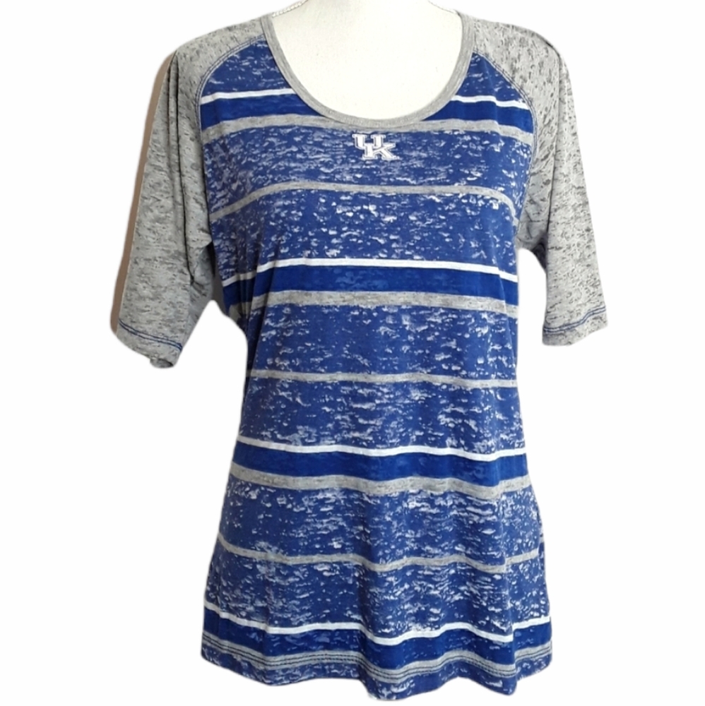 Antigua U of K Half Sleeve Blouse EUC sz L